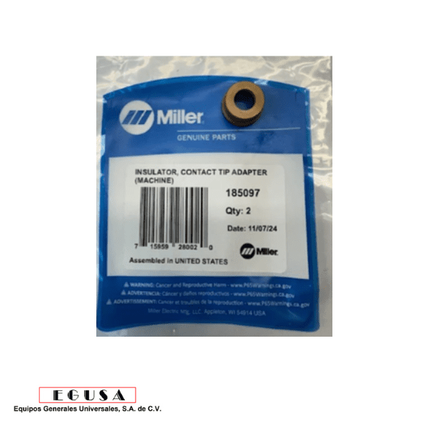 185097 INSULATOR, CONTACT TIP ADAPTER