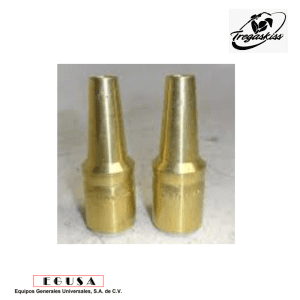 401-46-38 NOZZLE 3/8" BORE 1/8" RECES
