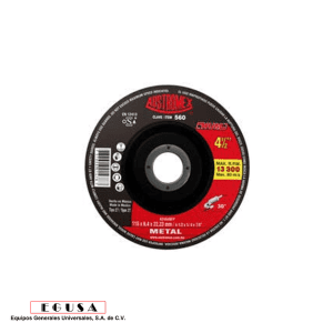 Disco abrasivo para debaste de metal de 115 x 6.4 x 22.23 mm