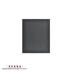 Hoja de lija de agua de carburo de silicio, grano 80, de 230 x 280 mm