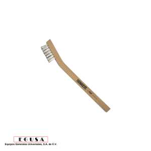 Minicepillo inoxidable con mango de madera 197 x 11