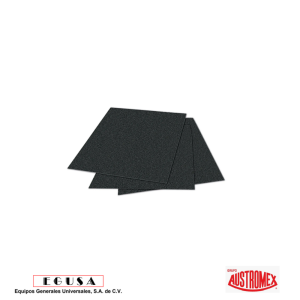 Hoja de lija de agua de carburo de silicio, grano 400, de 230 x 280 mm