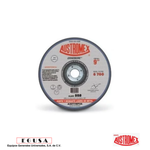 Disco esmeril corte metal 9"