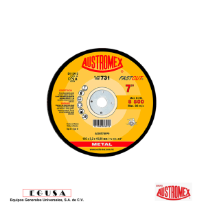 Disco plano de corte 7 ” x 1/8 ” x 5/8 ”